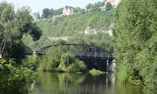 dornburger schloesser mit bruecke archiv saaleland